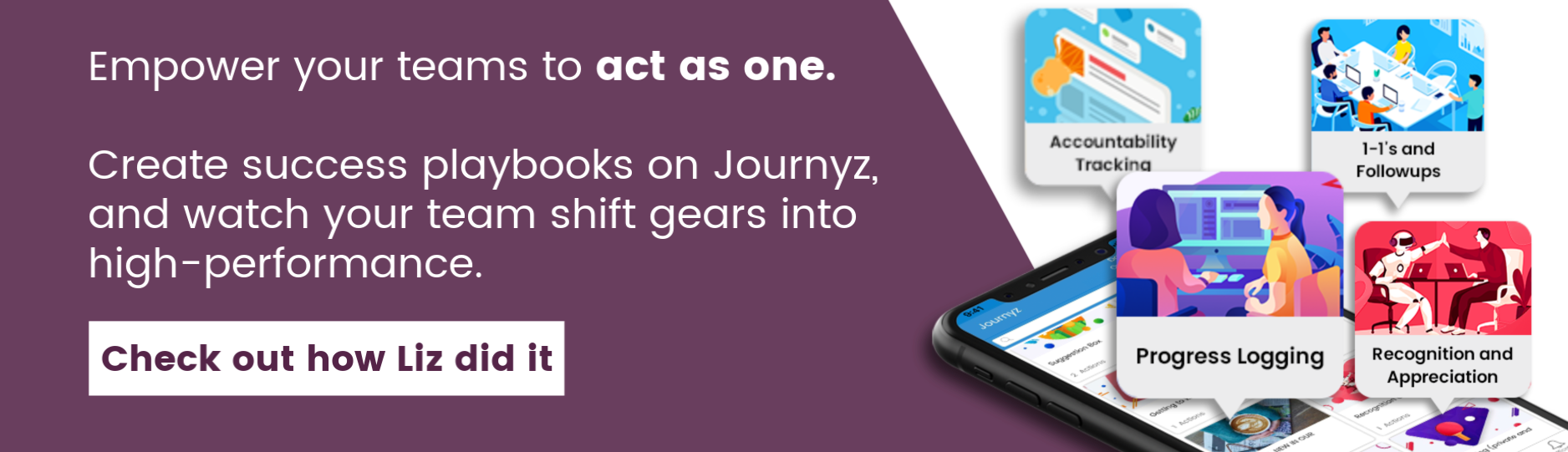 build high performance teams with Journyz
